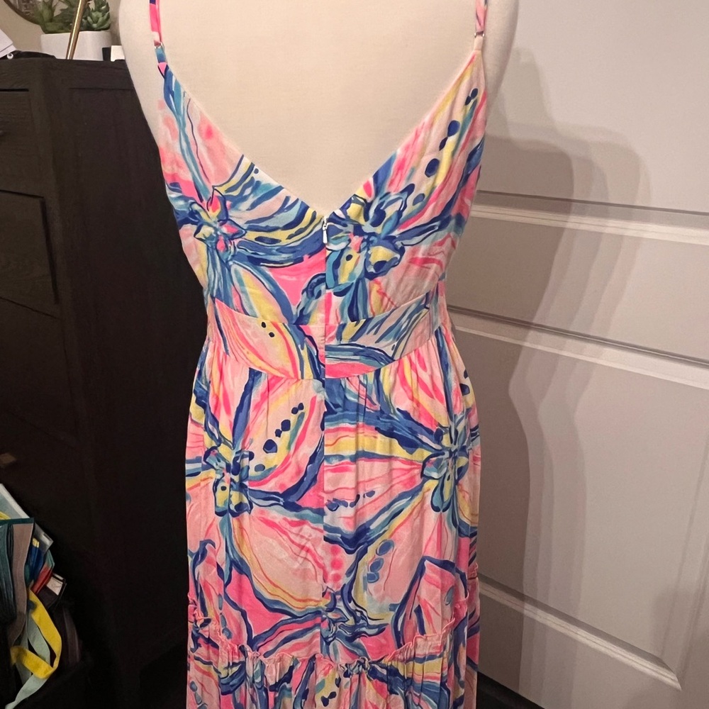 EUC size 10 Lilly Pulitzer Melody maxi dress - Picture 8 of 8